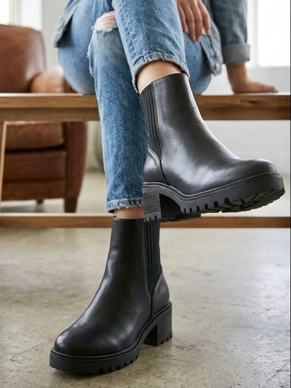 Forever 21 Boots Black Ankle Boots size 9 NWT